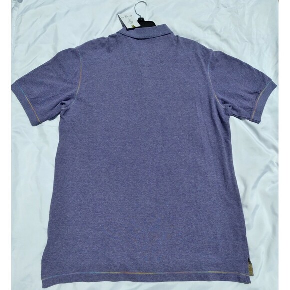 Robert Graham Knowledge Wisdom Truth Polo Shirt Heathered Light Purple Men Sz-XL - Picture 2 of 9